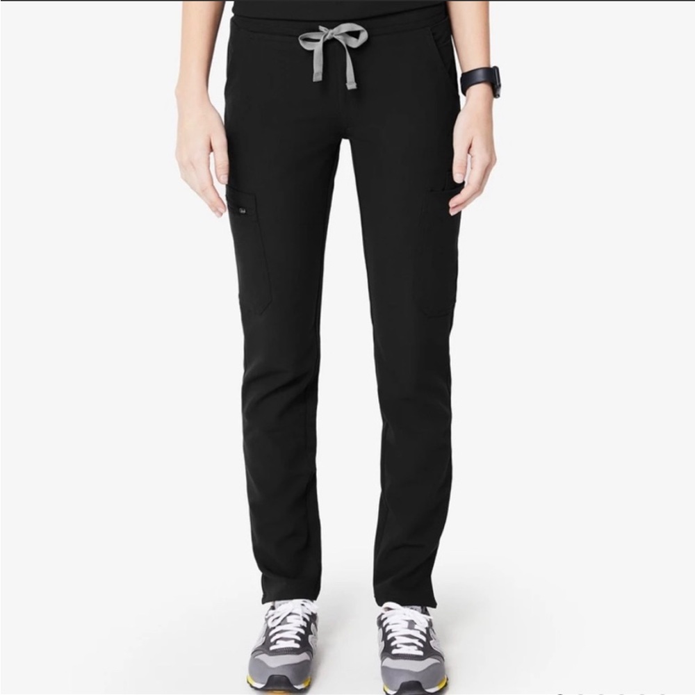 Figs scrub bottoms black S